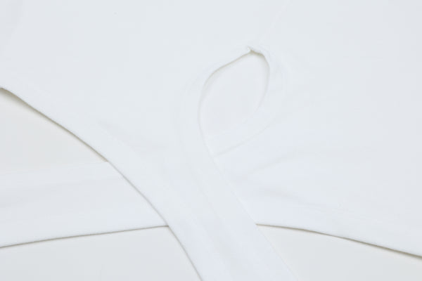 [TOP : HL016] HOTWORX AERO TIED COVER UP / WHITE