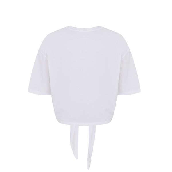 [TOP : HL012] HOTWORX TWISTED T-SHIRT / WHITE