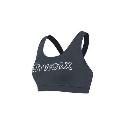 [TOP : HTK018] HOTWORX DELTAZ BRA TOP / DEEP CHARCOAL