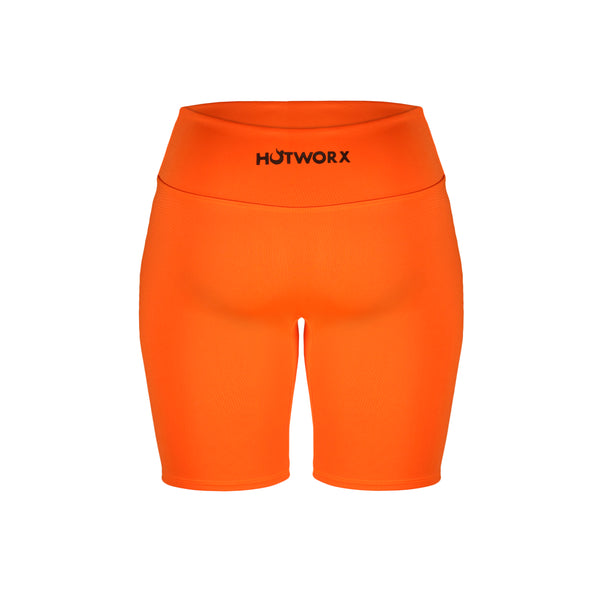[BOTTOM : HPU7017] HOTWORX BIKER LEGGING / NEON ORANGE